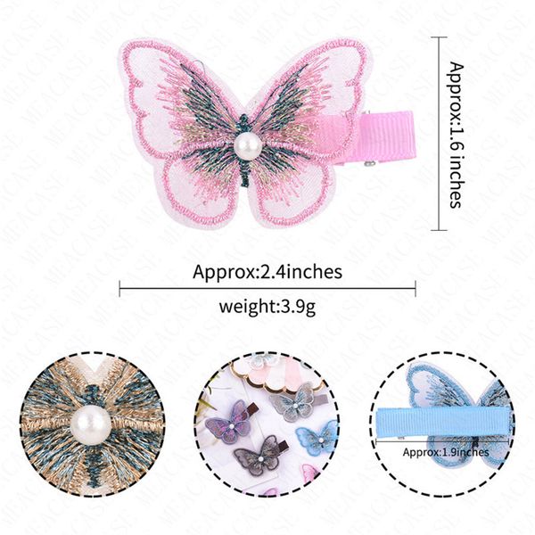 embroidery three-dimensional butterfly hairpin butterfly hair clip hairpins for girls headwear gradient hair pins accessories d62803, Slivery;white
embroidery three-dimensional butterfly hairpin butterfly hair clip hairpins for girls headwear gradient hair pins accessories d62803, Slivery;white