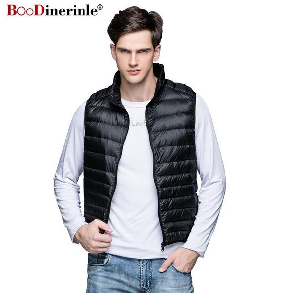 boodinerinle new mens winter sleeveless jacket ultralight 90 white duck down vest outwear male parka chaqueta pluma hombre yr060, Black
boodinerinle new mens winter sleeveless jacket ultralight 90 white duck down vest outwear male parka chaqueta pluma hombre yr060, Black