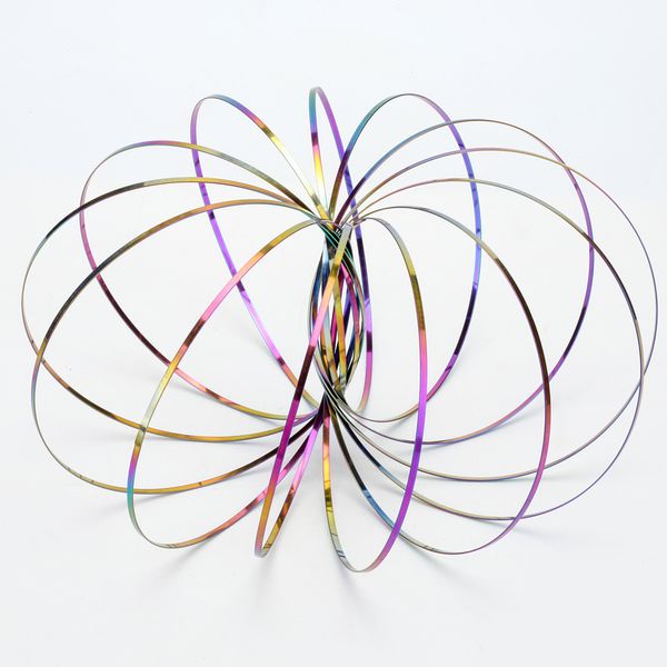 001 colorful magic ring sus304 13cm toroflux flow ring toy intelligent deformation amazing kinetic spring toy funny kids gift
001 colorful magic ring sus304 13cm toroflux flow ring toy intelligent deformation amazing kinetic spring toy funny kids gift