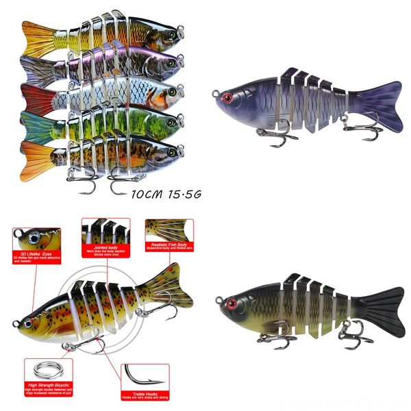 chexe луя приманки золото мино крови с кольцом бисер 10см * 15,5 г мио бластер приманки паз крюк длинный выстрел мино