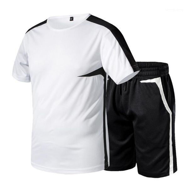 striped tracksuits short sleeve patchwork active male 2pcs sets bret printed mens tees short sleeve loose holiday male summer mens side, Gray 
striped tracksuits short sleeve patchwork active male 2pcs sets bret printed mens tees short sleeve loose holiday male summer mens side, Gray