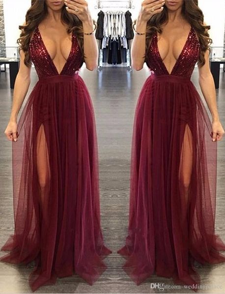 new designer burgundy sequined prom dress deep v neck special occasion dresses tulle tiered ruffles cocktail for vestido de novia, Black
new designer burgundy sequined prom dress deep v neck special occasion dresses tulle tiered ruffles cocktail for vestido de novia, Black