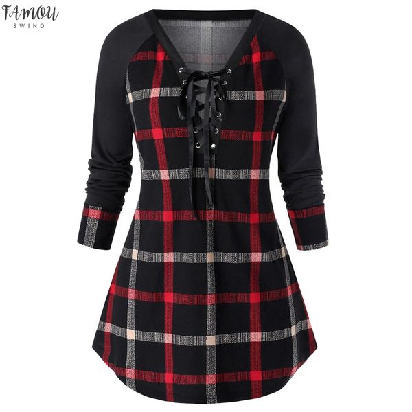 fashion plaid lace up tunic blouse plus size casual winter ladies bottom female women long sleeve shirt blusas, White
fashion plaid lace up tunic blouse plus size casual winter ladies bottom female women long sleeve shirt blusas, White