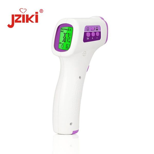 jziki infrared thermometer digital electronic bady care forehead babylis testa non-contact temperature measurement device
jziki infrared thermometer digital electronic bady care forehead babylis testa non-contact temperature measurement device