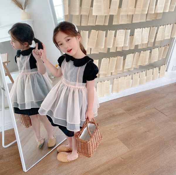 2020 new baby girls 2 pcs set cotton dress+silk dress summer girls suits 2-7 years qh4, White
2020 new baby girls 2 pcs set cotton dress+silk dress summer girls suits 2-7 years qh4, White