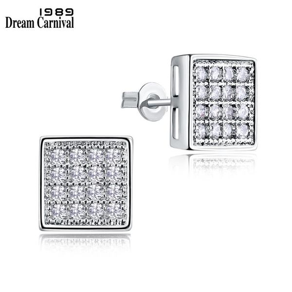dreamcarnival 1989 cute deluxe pave white zirconia boucles d'oreilles pour les femmes square stud earrings for women se03591, Golden;silver
dreamcarnival 1989 cute deluxe pave white zirconia boucles d'oreilles pour les femmes square stud earrings for women se03591, Golden;silver