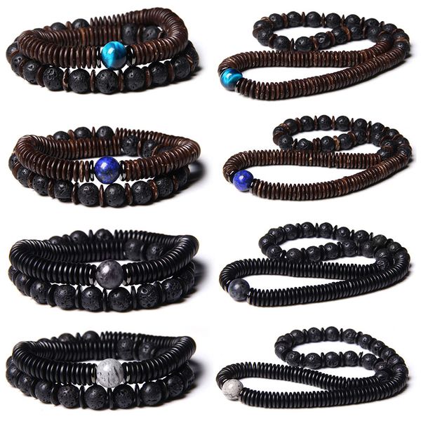 unique design men bracelet natural lava volcanic stone beads bracelet chakra energy beaded charm jewelry for men gifts, Black
unique design men bracelet natural lava volcanic stone beads bracelet chakra energy beaded charm jewelry for men gifts, Black