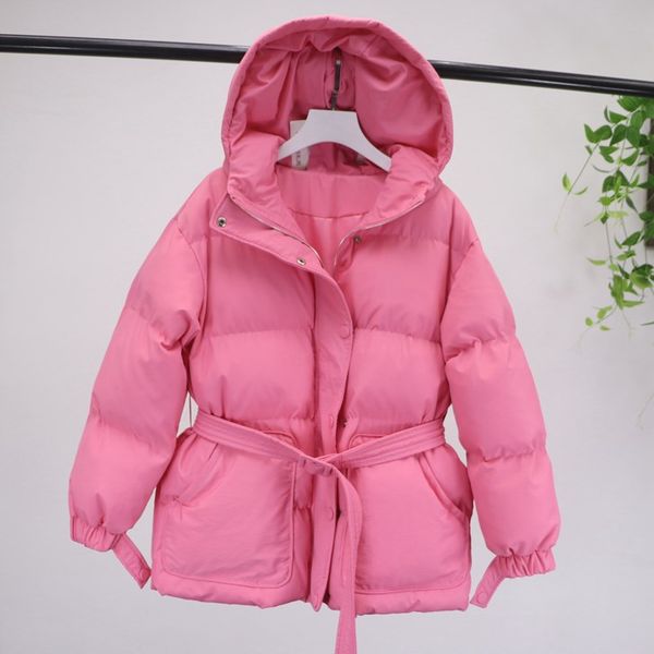 2018 autumn winter new women long parkas fashion hooded sashes thickened parka coats casual loose solid outerwear, Black
2018 autumn winter new women long parkas fashion hooded sashes thickened parka coats casual loose solid outerwear, Black