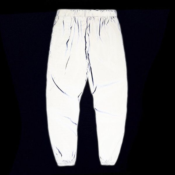 3m reflective mens pants solid color loose mens sports night running pants males straight pants, Black
3m reflective mens pants solid color loose mens sports night running pants males straight pants, Black
