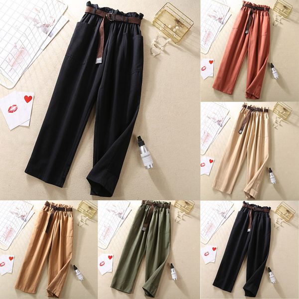 fashion womens solid pocket elastic waist simple design casual office pants loose wide leg leggings pants m827, Blue
fashion womens solid pocket elastic waist simple design casual office pants loose wide leg leggings pants m827, Blue