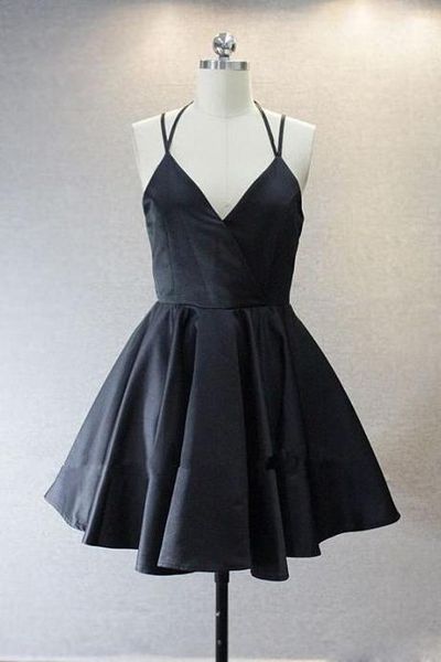 v neck navy short homecoming dress with halter strap knee length hoco dress, Blue;pink
v neck navy short homecoming dress with halter strap knee length hoco dress, Blue;pink
