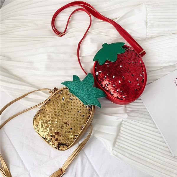 lovely children's sequin small shoulder bag cute pineapple strawberry baby girls coin purse casual women phone crossbody bags, White
lovely children's sequin small shoulder bag cute pineapple strawberry baby girls coin purse casual women phone crossbody bags, White