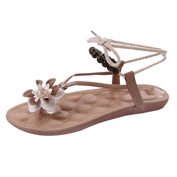 shoes women's solid cross-tied lace-up leisure sandals bohemian flowers sandalias mujer sandals flat beaded straps beach shoes
shoes women's solid cross-tied lace-up leisure sandals bohemian flowers sandalias mujer sandals flat beaded straps beach shoes