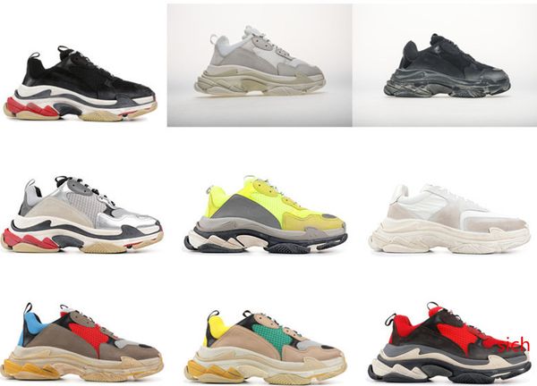 with mens and womens casual shoes triple s silver suede white yellow green brand designer trainers 35-45
with mens and womens casual shoes triple s silver suede white yellow green brand designer trainers 35-45