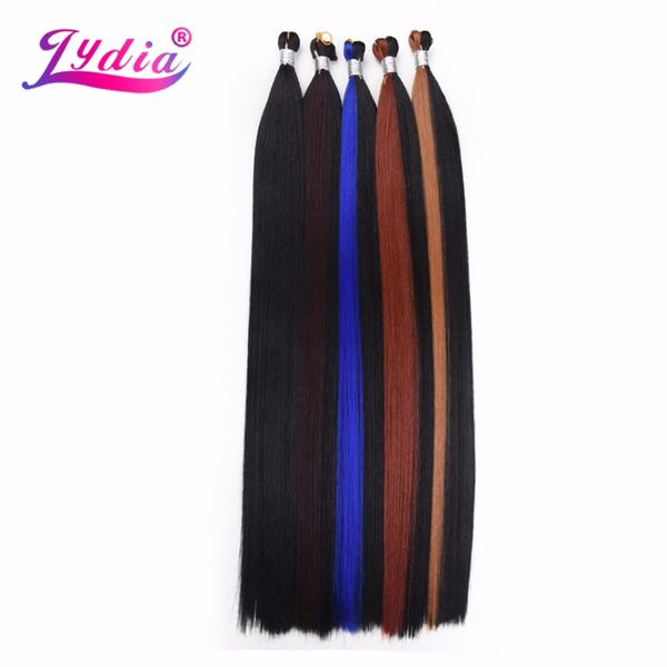 lydia for women long straight synthetic hair bundles 26" mix color hair bulk crochet latch hook synthetic extension, Black
lydia for women long straight synthetic hair bundles 26" mix color hair bulk crochet latch hook synthetic extension, Black