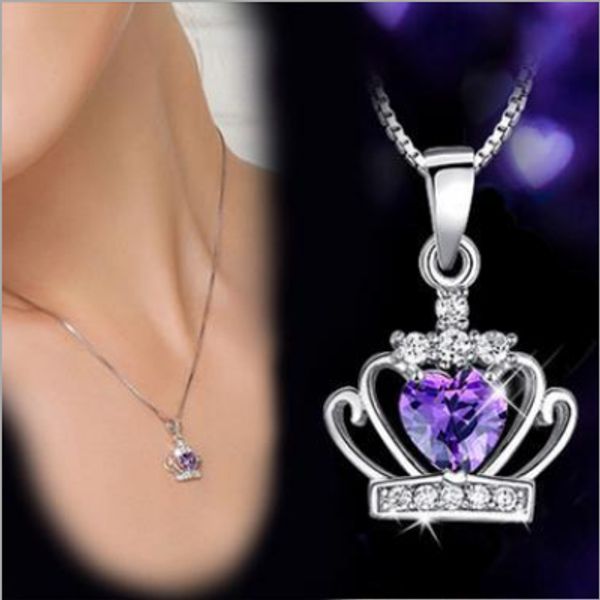 korean popular 2020 new fashion queen crystal zircon crown pendant necklace for women wedding party jewelry wholesale, Silver
korean popular 2020 new fashion queen crystal zircon crown pendant necklace for women wedding party jewelry wholesale, Silver