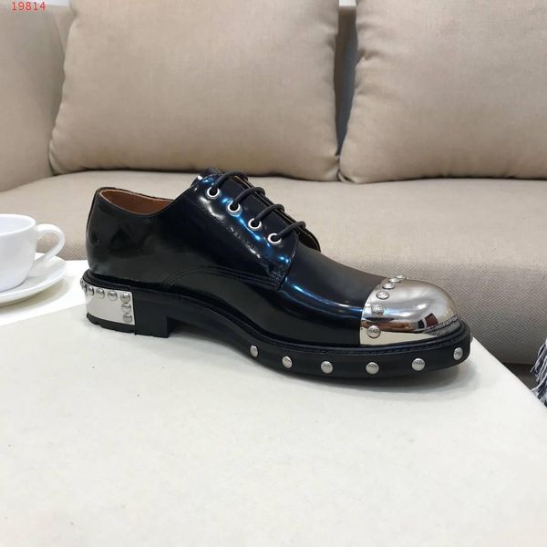 exclusive recommendation imported leather and metal perfect splicing men's punk elements leisure business dress shoes, Black
exclusive recommendation imported leather and metal perfect splicing men's punk elements leisure business dress shoes, Black