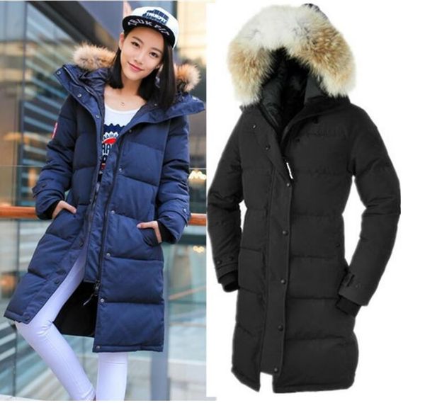 down coat new winter designer down jacket parka outerwear big real wolf fur hooded canada down jacket coat size xs-xxl, Black
down coat new winter designer down jacket parka outerwear big real wolf fur hooded canada down jacket coat size xs-xxl, Black