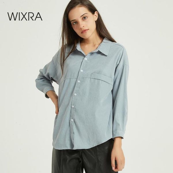 wixra women solid vintage blouse ladies elegant long sleeve basic office wear loose shirts autumn spring, White
wixra women solid vintage blouse ladies elegant long sleeve basic office wear loose shirts autumn spring, White