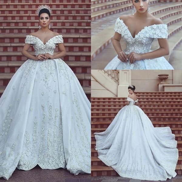 2019 said mhamad designer garden cap sleeves a line crystal wedding dresses off the shoulder cathedral train bridal gowns
2019 said mhamad designer garden cap sleeves a line crystal wedding dresses off the shoulder cathedral train bridal gowns