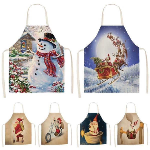 1pcs christmas apron santa claus pinafores cotton linen aprons 53*65cm woman bibs for home kitchen cooking baking cm1007
1pcs christmas apron santa claus pinafores cotton linen aprons 53*65cm woman bibs for home kitchen cooking baking cm1007