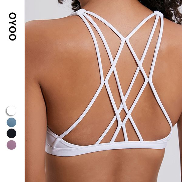 oyoo high impact padded cross back sports bra strappy yoga workout activewear running yoga bra for women, White;black
oyoo high impact padded cross back sports bra strappy yoga workout activewear running yoga bra for women, White;black