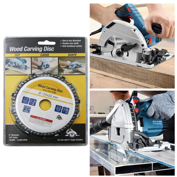 5 inch for 125mm grinder disc fine chain saw14 tooth angle carving culpting wood plastics for 100/115 angle grinder #t
5 inch for 125mm grinder disc fine chain saw14 tooth angle carving culpting wood plastics for 100/115 angle grinder #t