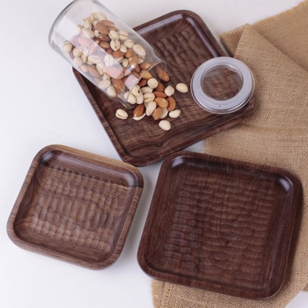 3pcs japanese black walnut wood tray dinner plate disc coffee tea tray fruit bread food dessert tea breakfast plate square table
3pcs japanese black walnut wood tray dinner plate disc coffee tea tray fruit bread food dessert tea breakfast plate square table