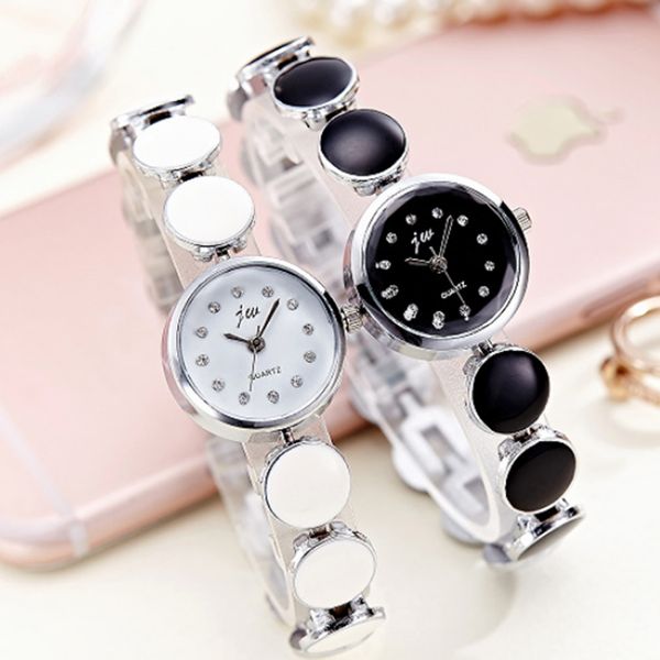 women's bracelet watch rhinestone steel belt ladies watch round dial female quartz movement female clock gift, Slivery;brown
women's bracelet watch rhinestone steel belt ladies watch round dial female quartz movement female clock gift, Slivery;brown