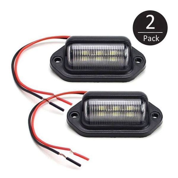 2pcs 12v car license plate lights 6 led car light signal light source waterproof fog led lamps
2pcs 12v car license plate lights 6 led car light signal light source waterproof fog led lamps