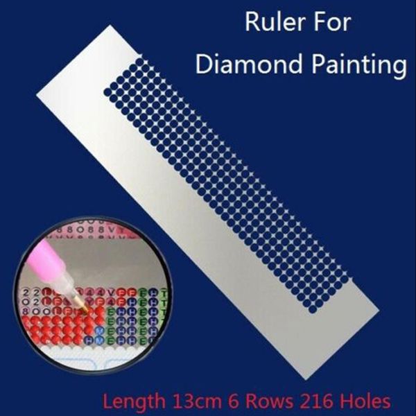 stainless steel diamond painting ruler stitch diy sewing embroidery craft mesh magic tool supply anti-stick accessories drawing fhmaw, Black
stainless steel diamond painting ruler stitch diy sewing embroidery craft mesh magic tool supply anti-stick accessories drawing fhmaw, Black