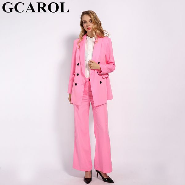 gcarol 2019 new arrivals women 2 pieces sets pink suit and straight cutting pants elegant 2 pieces set outfits, White
gcarol 2019 new arrivals women 2 pieces sets pink suit and straight cutting pants elegant 2 pieces set outfits, White