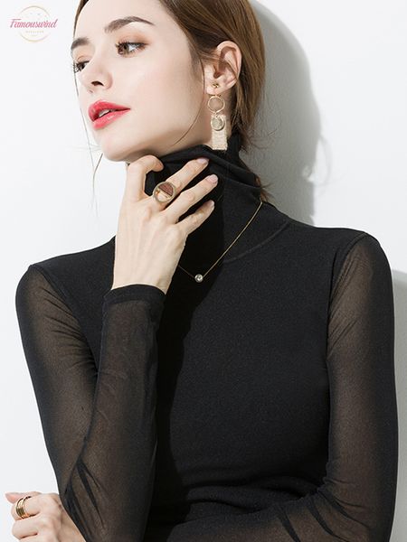 new 2020 mesh long sleeve women black net punk shirt double layer turtleneck transparent club solid party sheer tee, White
new 2020 mesh long sleeve women black net punk shirt double layer turtleneck transparent club solid party sheer tee, White