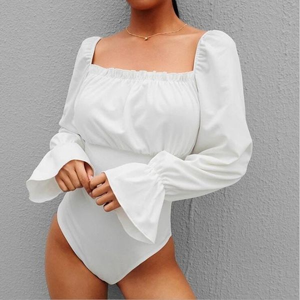 summer off shoulder bodysuit women long sleeve ruffles backless bandage slim rompers jumpsuit basic bodysuits lace up loose, Black;white
summer off shoulder bodysuit women long sleeve ruffles backless bandage slim rompers jumpsuit basic bodysuits lace up loose, Black;white