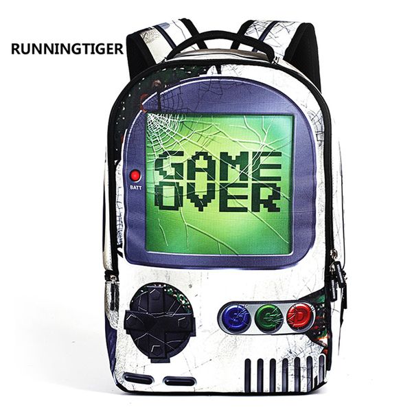 runningtiger game backpack for man fashion canvas school bags for boys middle school student's lapbackpack
runningtiger game backpack for man fashion canvas school bags for boys middle school student's lapbackpack