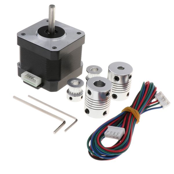 3d printer motors, stepper motor 42 motor 1.8 stepper angle 0.9a 2 phase body 4-lead with cable for 3d printer diy cnc robot
3d printer motors, stepper motor 42 motor 1.8 stepper angle 0.9a 2 phase body 4-lead with cable for 3d printer diy cnc robot