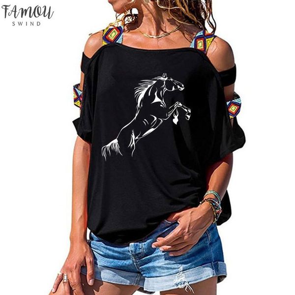 new running horse funny t shirt women loose cotton short sleeve female t shirts fashion hollow out shoulder letter tees, White
new running horse funny t shirt women loose cotton short sleeve female t shirts fashion hollow out shoulder letter tees, White