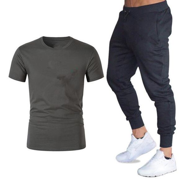 brand mens sets t shirts +pants two pieces sets with logo casual summer tracksuit tide brand tshirt gyms fitness sportswears set -2xl, Gray
brand mens sets t shirts +pants two pieces sets with logo casual summer tracksuit tide brand tshirt gyms fitness sportswears set -2xl, Gray