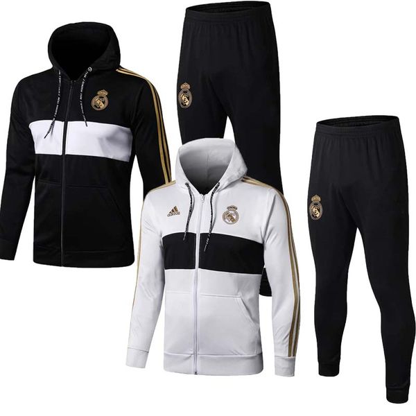 2019 2020 real madrid tracksuit full zipper soccer jacket hooded suit coat jacket 19 20 hazard benzema tracksuits veste sportswea size s-2xl, Black
2019 2020 real madrid tracksuit full zipper soccer jacket hooded suit coat jacket 19 20 hazard benzema tracksuits veste sportswea size s-2xl, Black