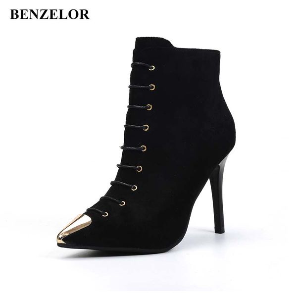 benzelor autumn winter pointed toe fashion super thin high heels women shoes woman boots ankle ladies boot classic black
benzelor autumn winter pointed toe fashion super thin high heels women shoes woman boots ankle ladies boot classic black