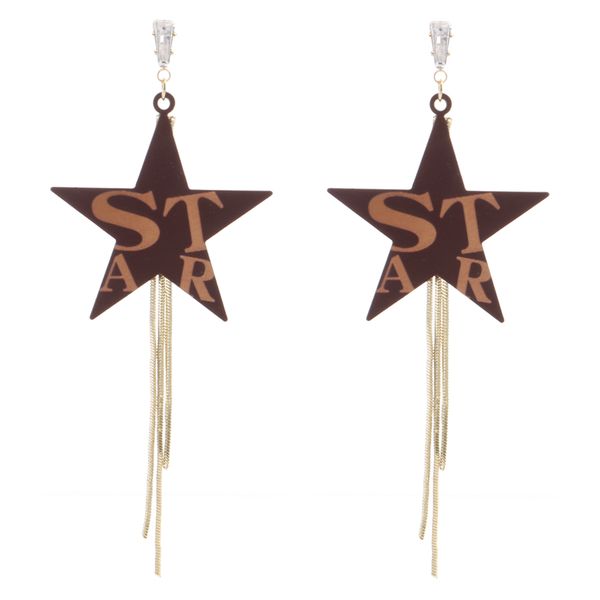 elegance11 trendy pentagram dangle earrigns women long metal tassel earrings christmas jewelry gift for women, Silver
elegance11 trendy pentagram dangle earrigns women long metal tassel earrings christmas jewelry gift for women, Silver