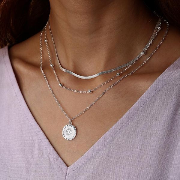 boho pendant necklace women golden multilayered clavicle chain necklaces cross geometric rhinestone party jewelry 2020, Golden;silver
boho pendant necklace women golden multilayered clavicle chain necklaces cross geometric rhinestone party jewelry 2020, Golden;silver