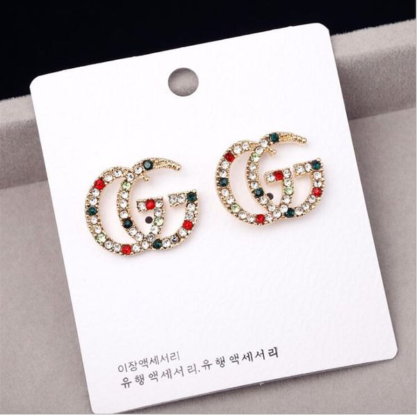 luxury designer earrings with red white green stone women jewelry stud letter earrings with crystal for party, Golden;silver
luxury designer earrings with red white green stone women jewelry stud letter earrings with crystal for party, Golden;silver