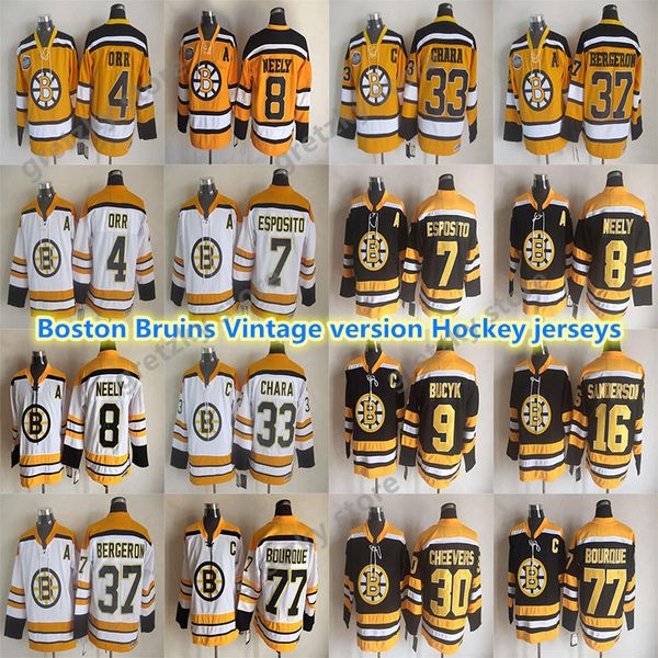 men's boston bruins ccm vintage jerseys 33 chara 4 orr 8 neely 37 bergeron 77 bourque 9 bucyk 7 esposito throwback hockey jersey, Black;red
men's boston bruins ccm vintage jerseys 33 chara 4 orr 8 neely 37 bergeron 77 bourque 9 bucyk 7 esposito throwback hockey jersey, Black;red
