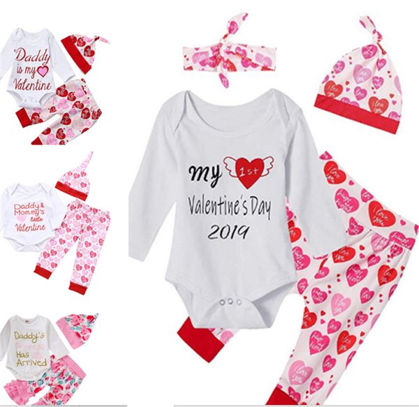 baby girl valentine day outfit daddy is my valentine clothing sets boutique toddler long sleeve rompers hats red heart pants infant 3pcs set, Blue;gray
baby girl valentine day outfit daddy is my valentine clothing sets boutique toddler long sleeve rompers hats red heart pants infant 3pcs set, Blue;gray