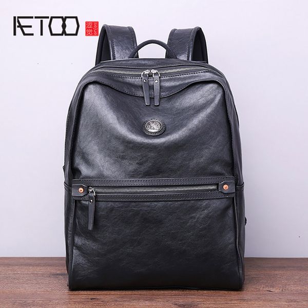 aetoo fashion leather men's shoulder bag, stylish computer backpack, outdoor sports bag, travel bag
aetoo fashion leather men's shoulder bag, stylish computer backpack, outdoor sports bag, travel bag