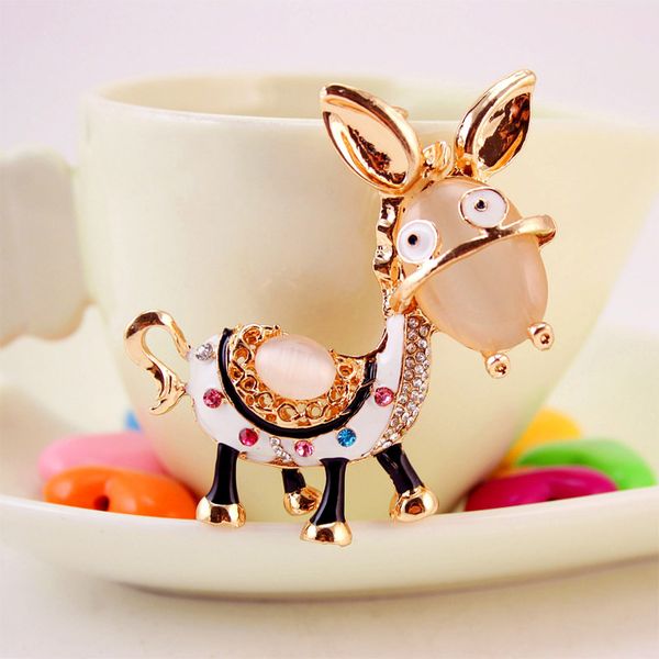 xdpqq cartoon cute little donkey keychain female bag accessories opal drop oil metal rhinestone keychain, Silver
xdpqq cartoon cute little donkey keychain female bag accessories opal drop oil metal rhinestone keychain, Silver