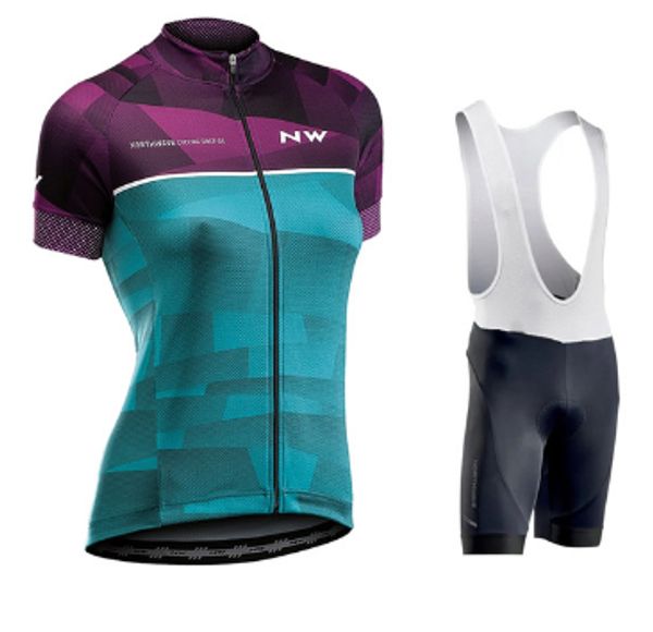 nw 2020 new styles women's cycling jersey summer short sleeve set ladies bib shorts bike clothing shirt suit, Black;blue
nw 2020 new styles women's cycling jersey summer short sleeve set ladies bib shorts bike clothing shirt suit, Black;blue