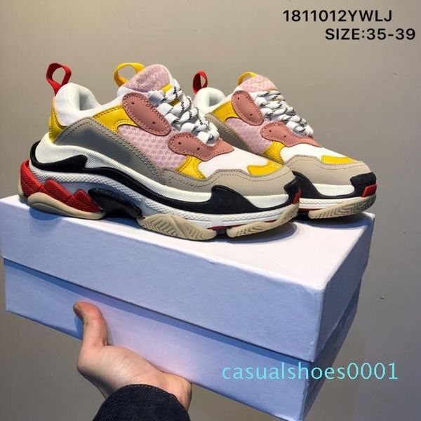 triple s paris dad luxury designer shoes golden vintage tripler casual platform mens women sneakers trainers chaussures de pour hommesac01, Black
triple s paris dad luxury designer shoes golden vintage tripler casual platform mens women sneakers trainers chaussures de pour hommesac01, Black