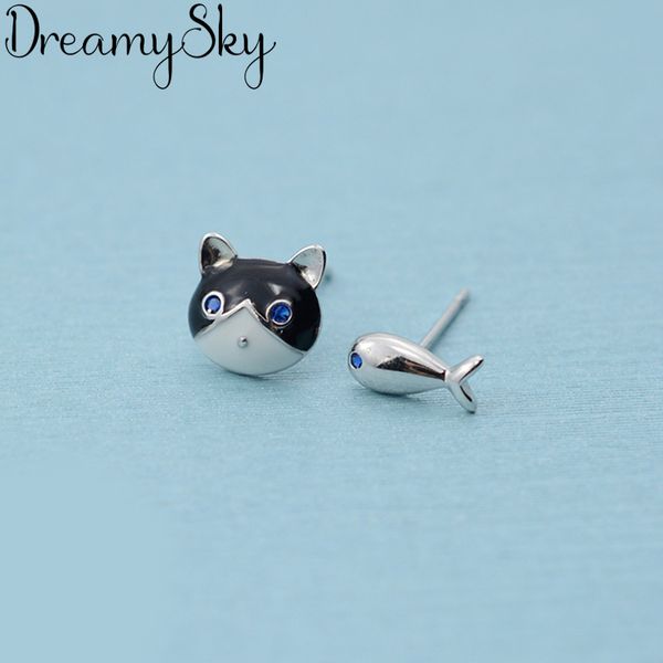 dreamysky wholesale ladies 925 sterling silver cat fish stud earrings for women gift femme brand statement ear jewelry brincos, Golden;silver
dreamysky wholesale ladies 925 sterling silver cat fish stud earrings for women gift femme brand statement ear jewelry brincos, Golden;silver